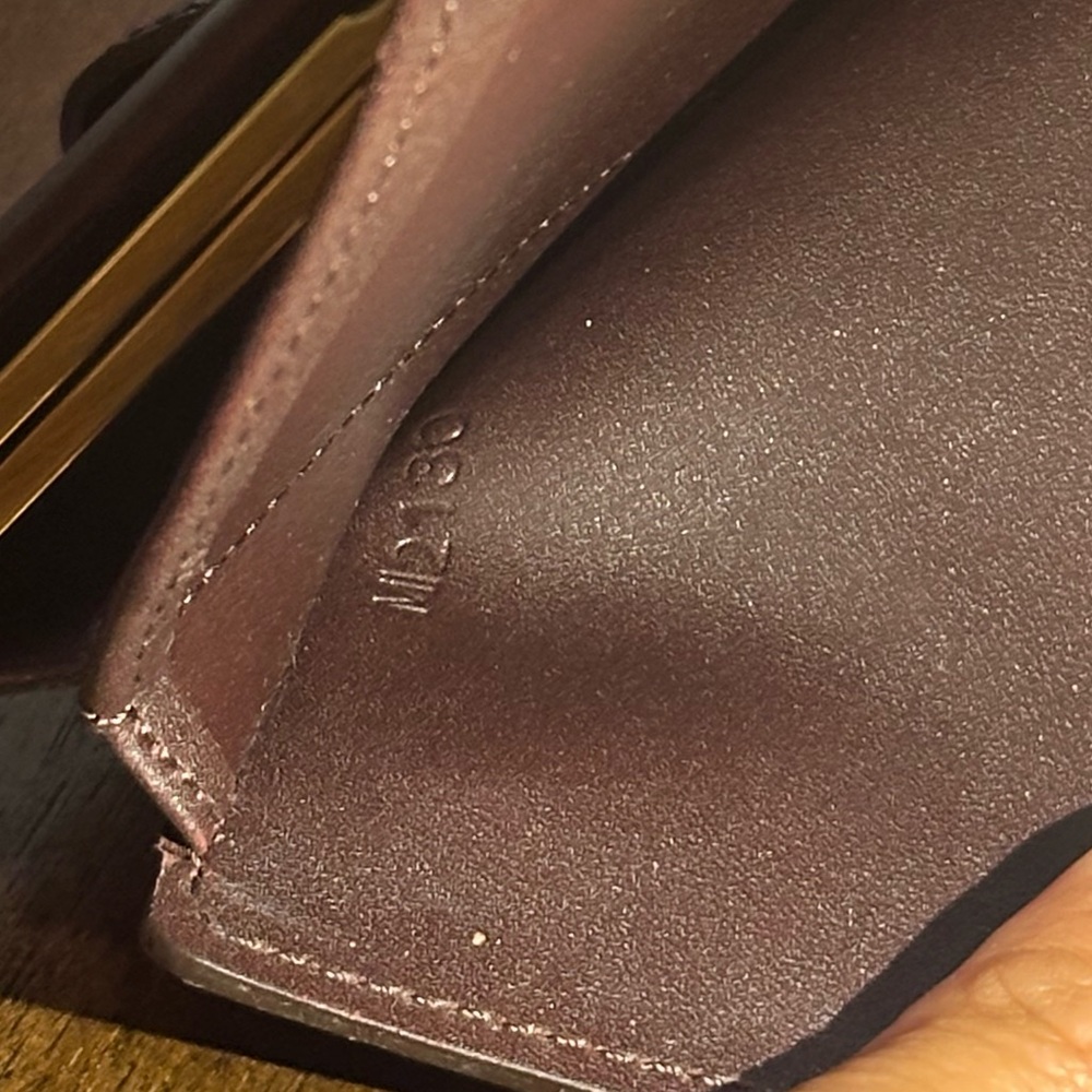LV Vernis French Purse Wallet Amarante - Picture 7 of 11